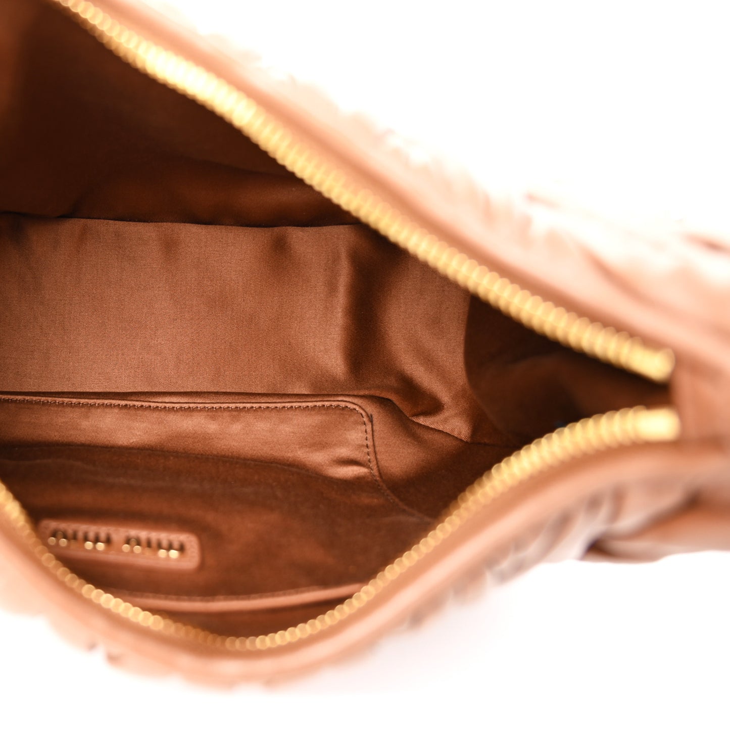 Nappa Matelasse Wander Large Hobo Cognac