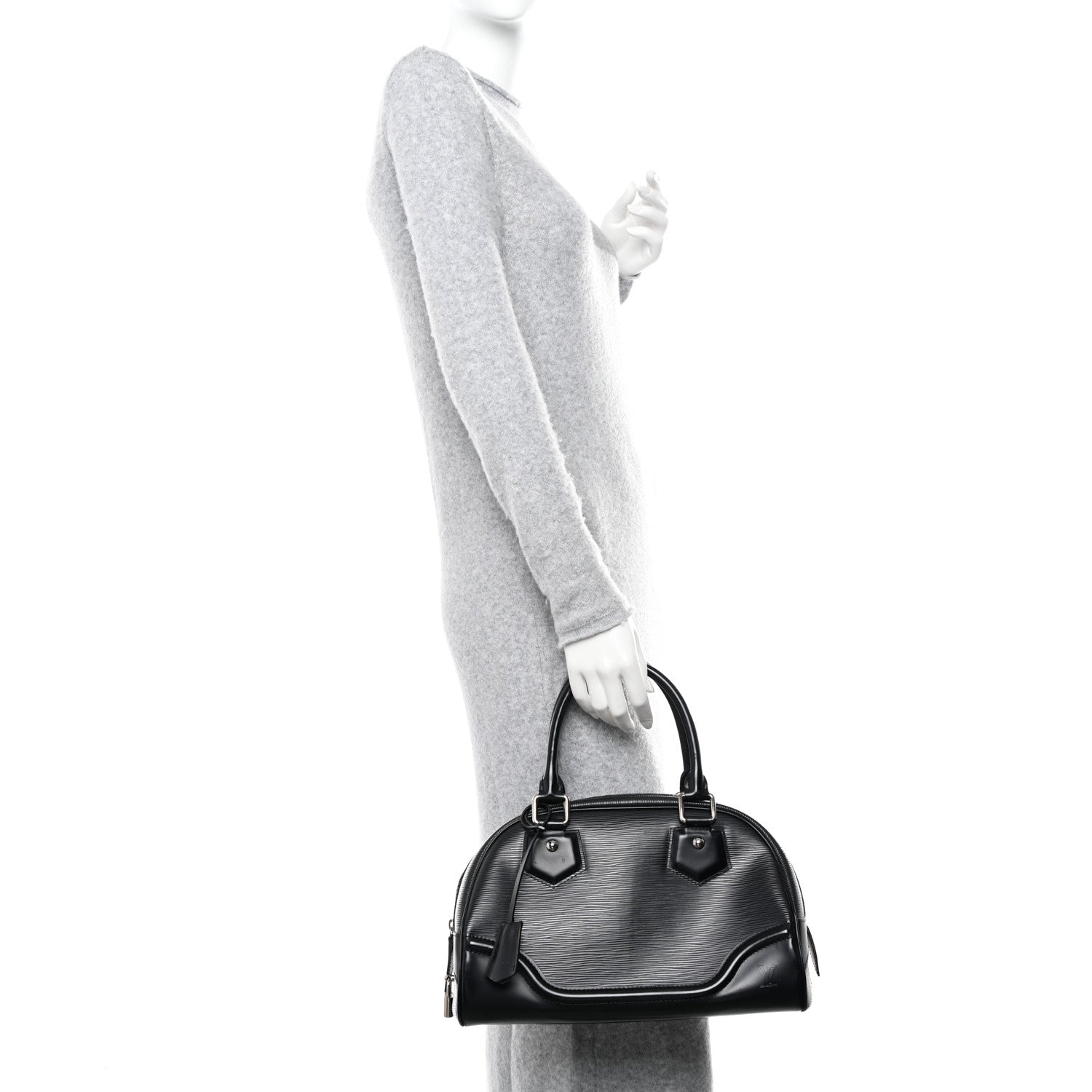 Louis Vuitton Epi Bowling Montaigne PM Black 2 of 11