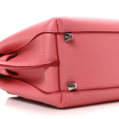 MCM Grained Calfskin Mini Milla Tote Pink 7 of 8