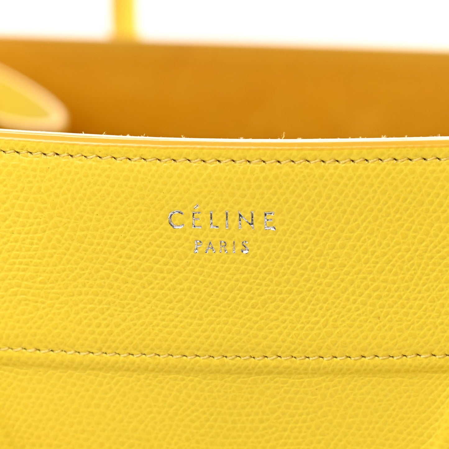 Grained Calfskin Medium Phantom Luggage Yellow