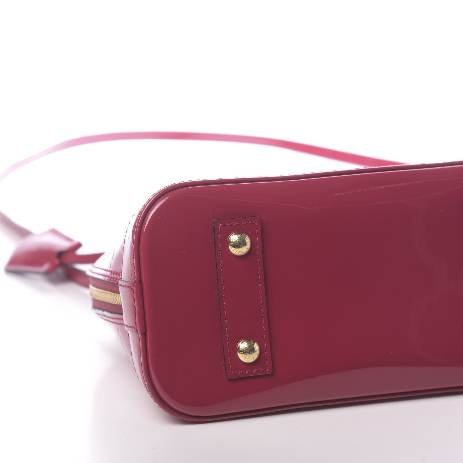 Louis Vuitton Vernis Alma BB Rose Indien 9 of 11
