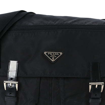 Prada Nylon Vela Sport Messenger Bag Black 8 of 10