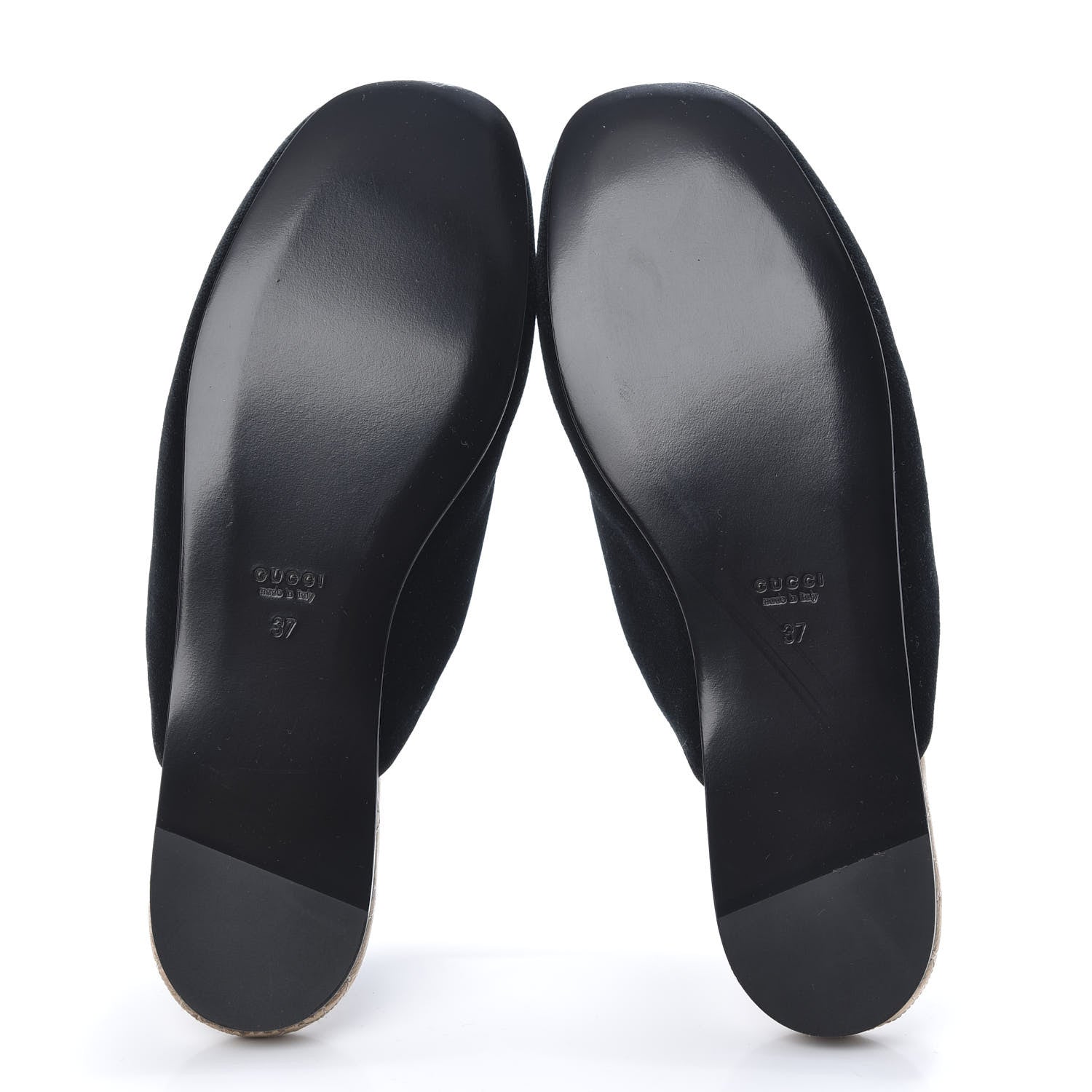 Gucci Velvet Crystal Snake Embroidered Womens Slippers 37 Black 6 of 9