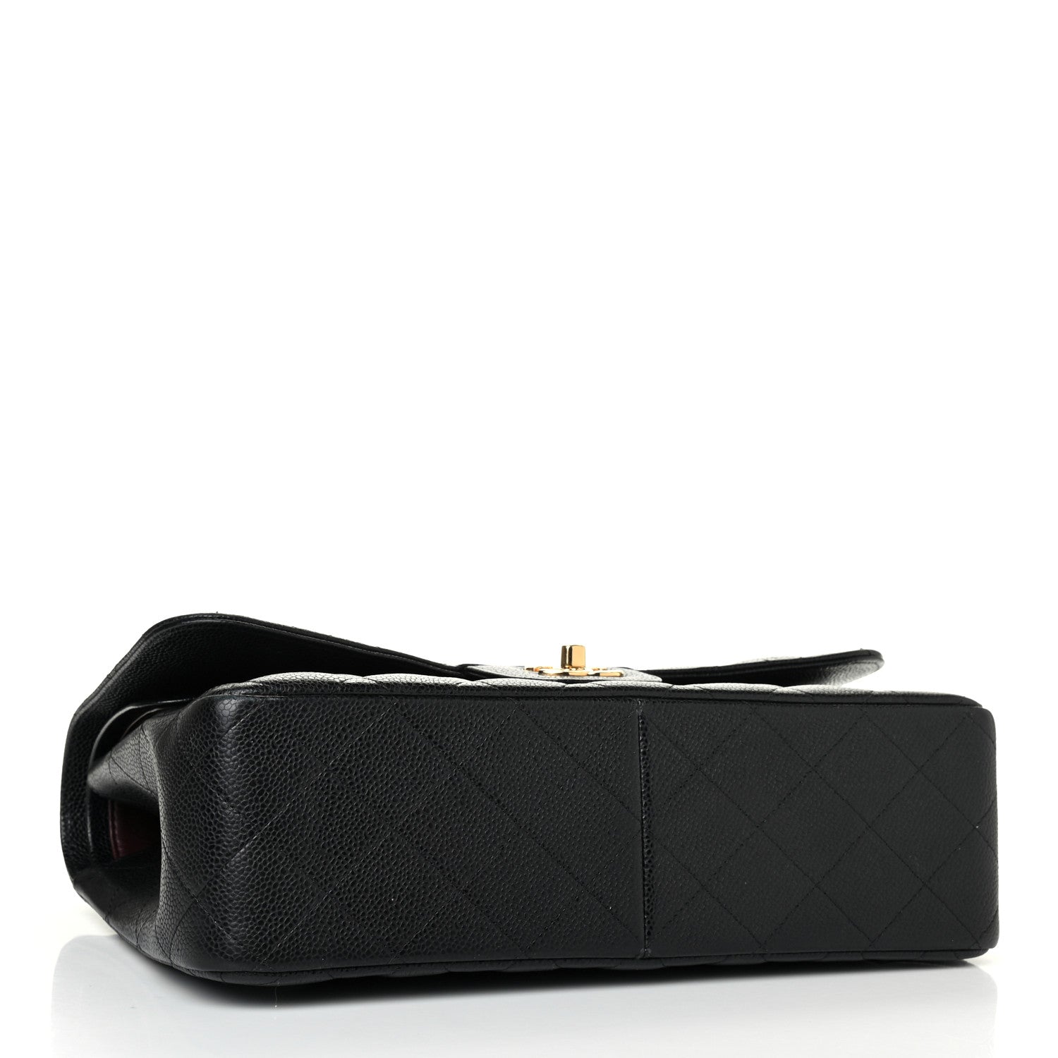 Chanel Caviar Quilted Jumbo Double Flap Black 3 of 4