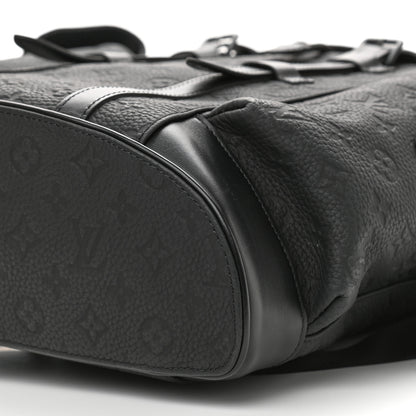 Louis Vuitton Taurillon Monogram Christopher MM Backpack Black 9 of 9