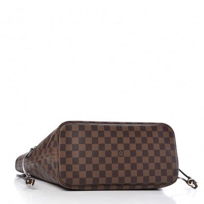 Louis Vuitton Damier Ebene Neo Neverfull MM Rose Ballerine 4 of 9