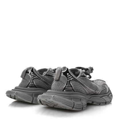 Balenciaga Distressed Mesh Rubber Womens 3XL Sneakers 39 Grey Black 5 of 7