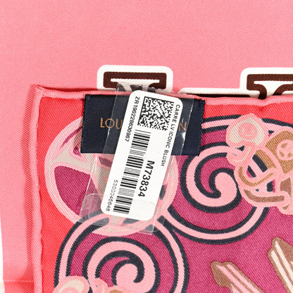 Louis Vuitton Silk Carre Square Scarf Iconic Blush 3 of 5
