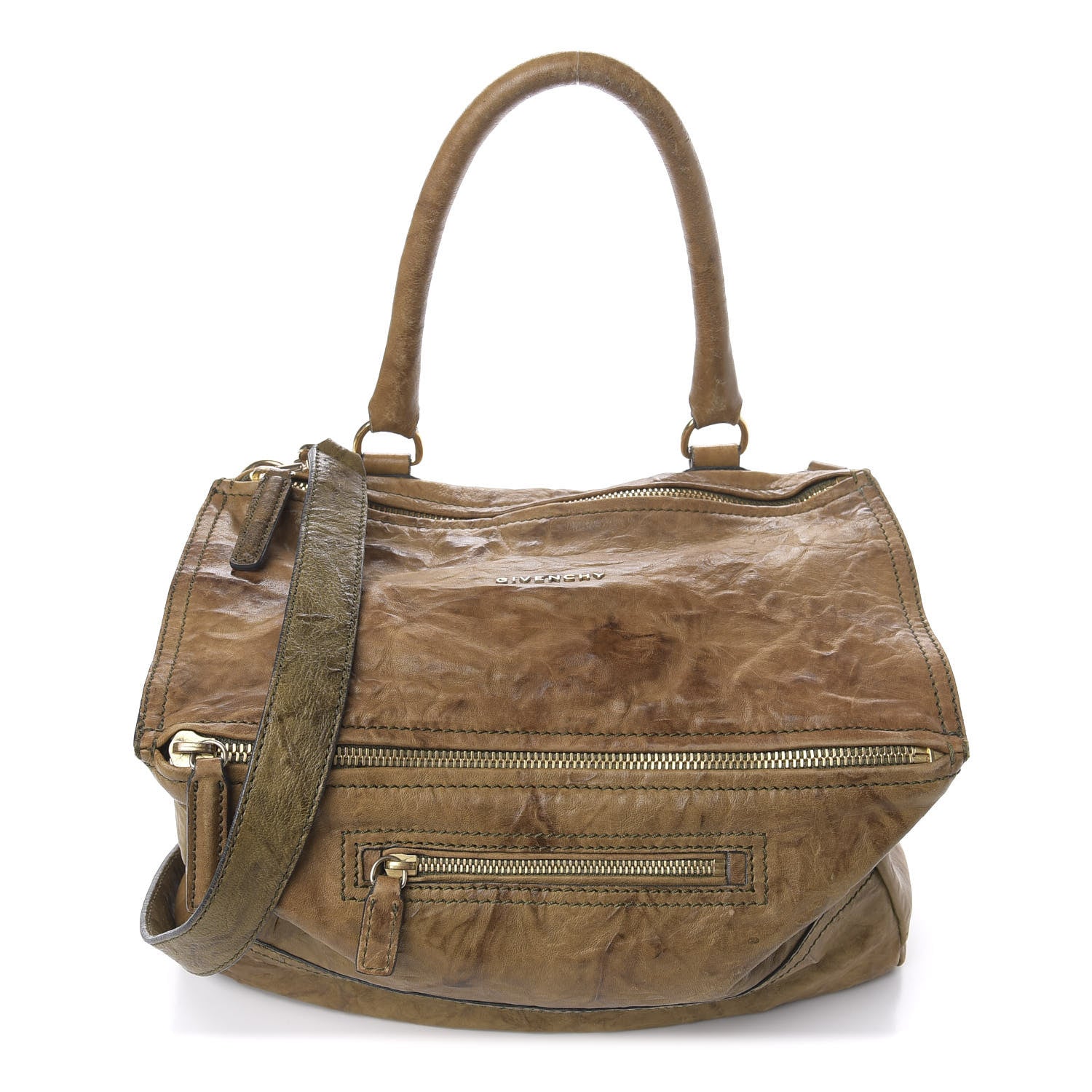 Givenchy Tumbled Sheepskin Medium Pandora Brown 1 of 16
