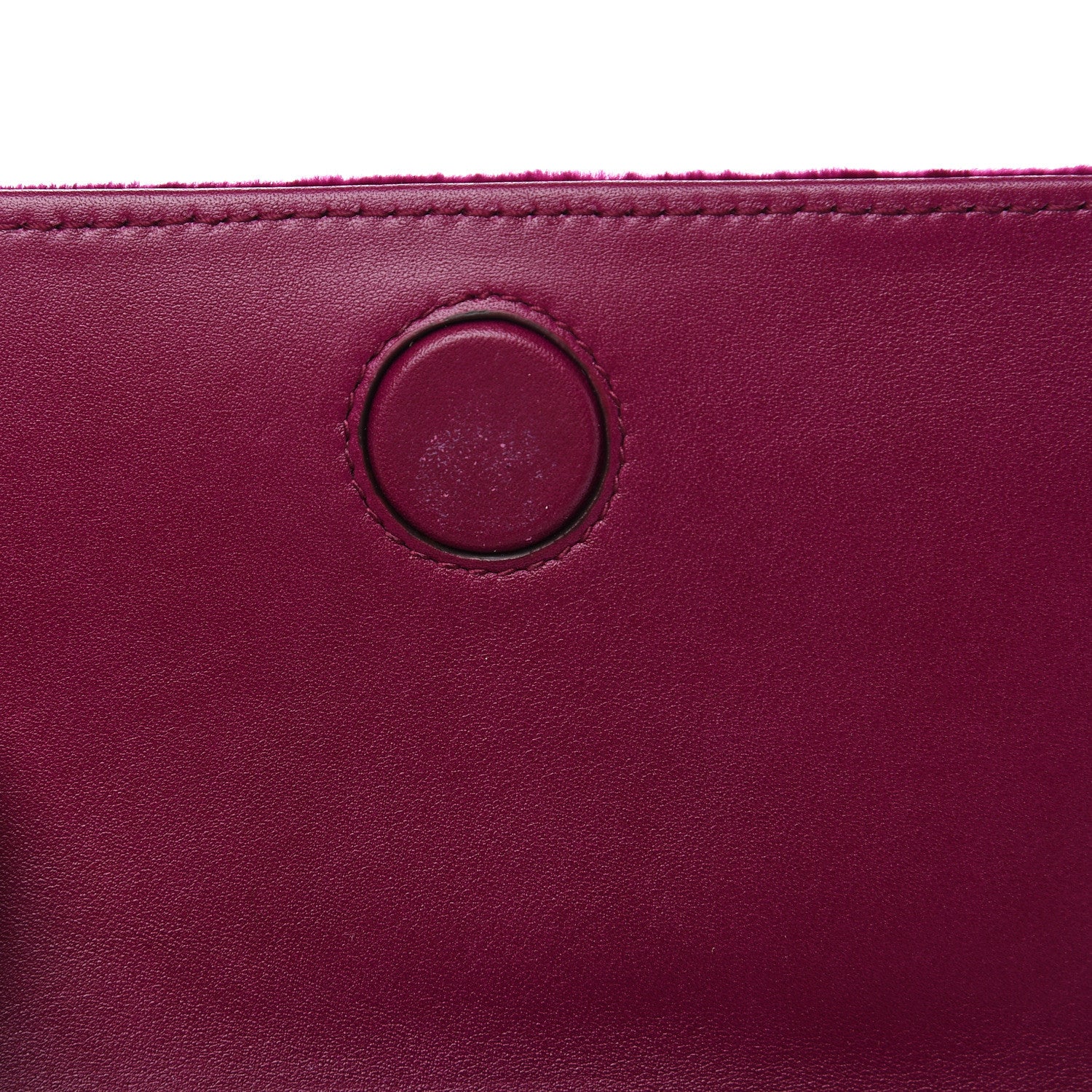 Gucci Velvet Matelasse GG Marmont Mini Bag Fuchsia Violet Cyclamen 6 of 12