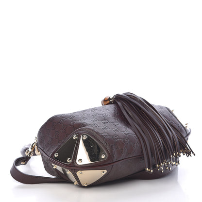 Gucci Guccissima Medium Indy Top Handle Hobo Dark Brown 5 of 10