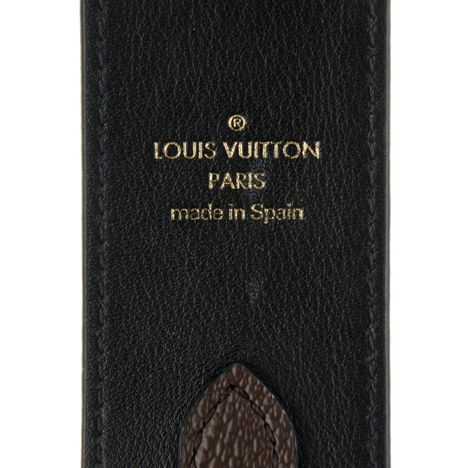 Louis Vuitton Monogram Bandouliere Shoulder Strap Black 5 of 6
