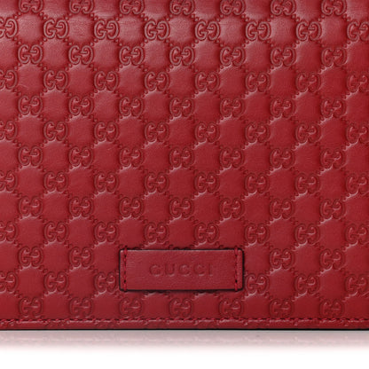 Gucci Microguccissima Crossbody Wallet Red 6 of 11