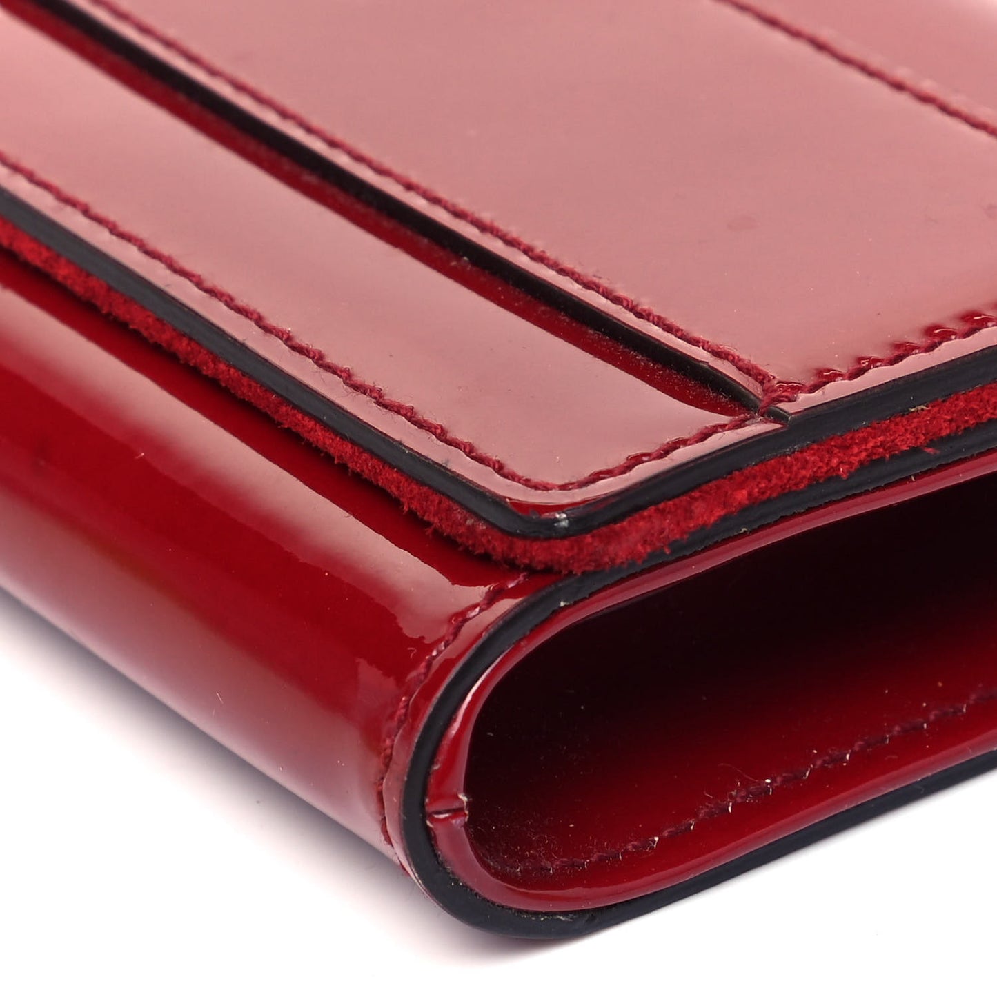 Patent Romy Clutch Red