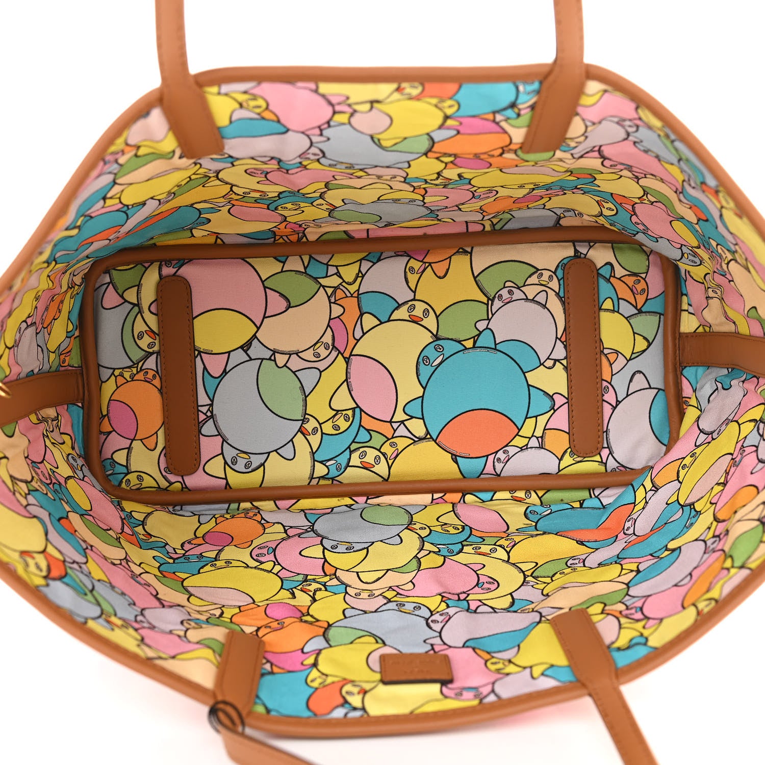 MCM X Eddie Kang Visetos Medium Reversible Shopper Tote White 8 of 18