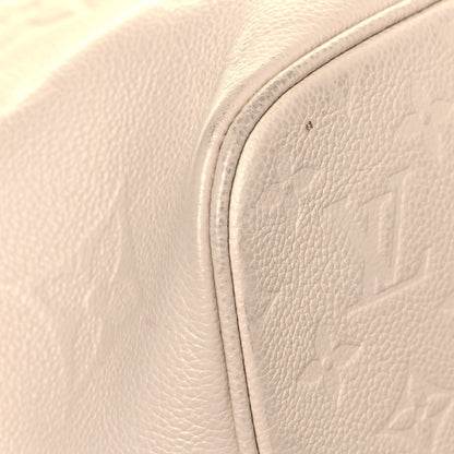 Louis Vuitton Empreinte Monogram Giant Neverfull MM Cream 8 of 11