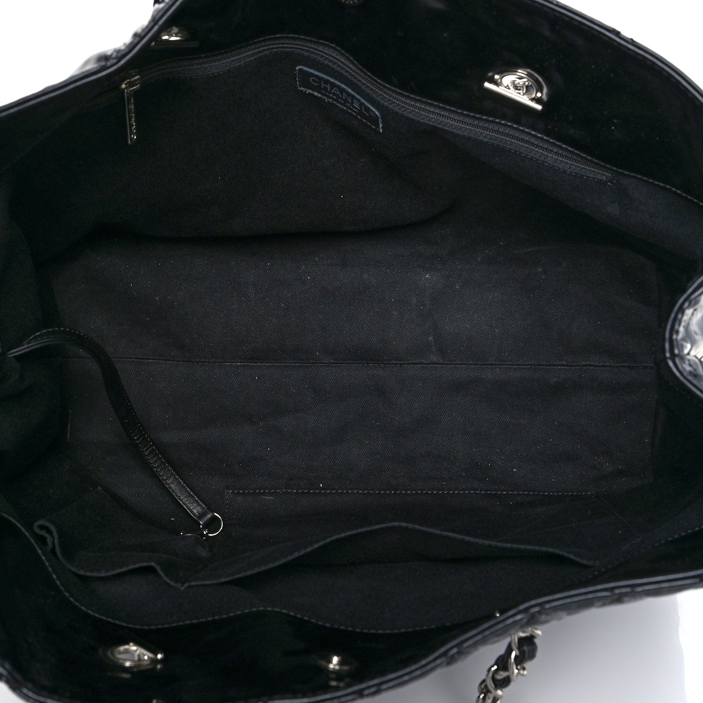 Vinyl Quilted Large In The Business Tote Black