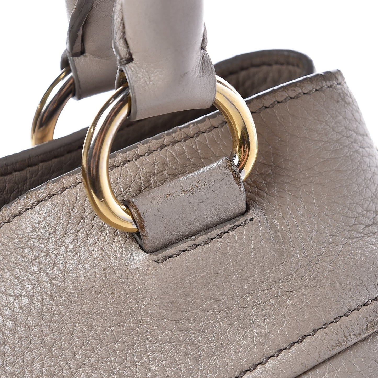 Vitello Daino Shoulder Bag Grey
