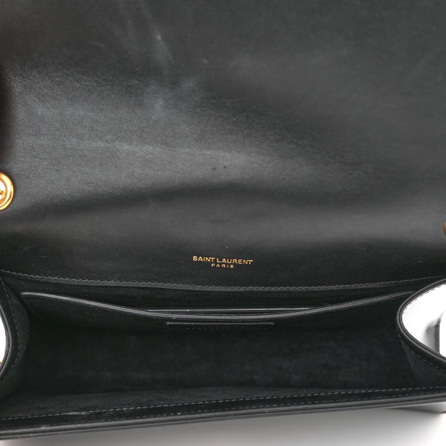Smooth Calfskin Medium Classic Monogram Kate Tassel Satchel Black