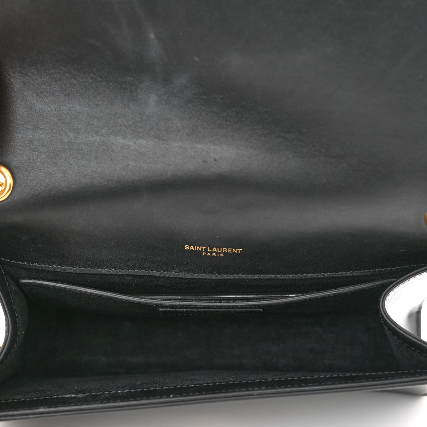 Saint Laurent Smooth Calfskin Medium Classic Monogram Kate Tassel Satchel Black 13 of 13