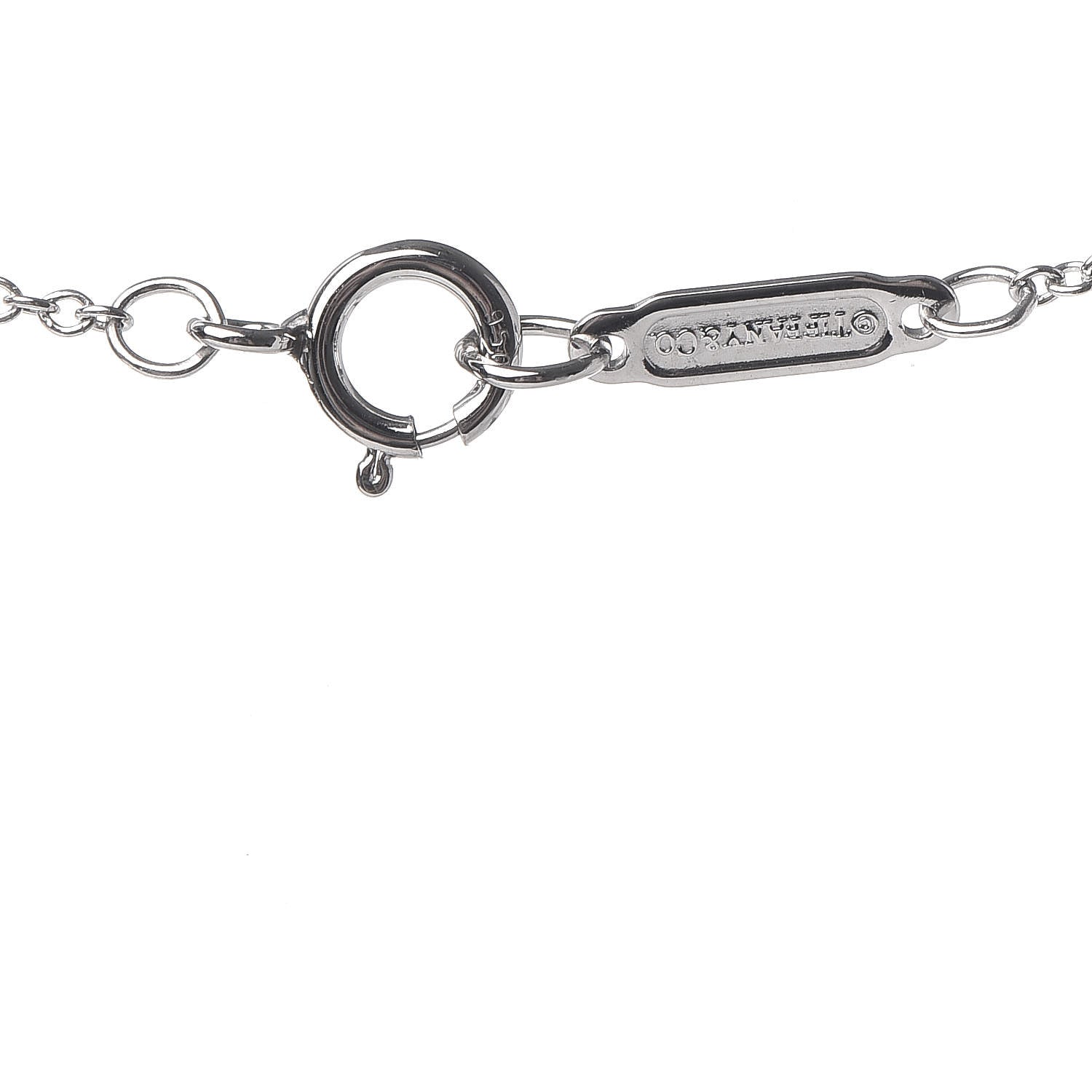 Tiffany Platinum Diamond Victoria Lariat Necklace 5 of 7