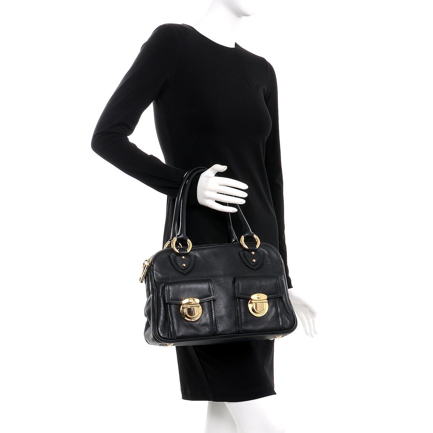Calfskin Blake Tote Bag Black