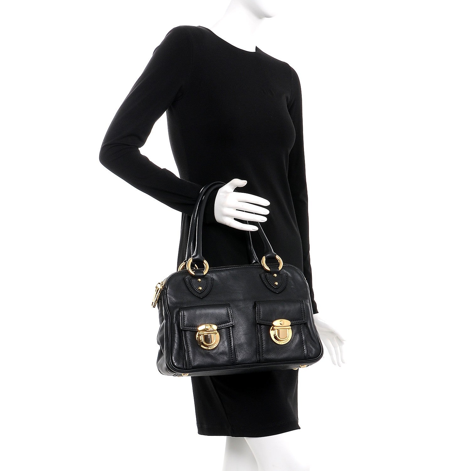 Marc Jacobs Calfskin Blake Tote Bag Black 2 of 8