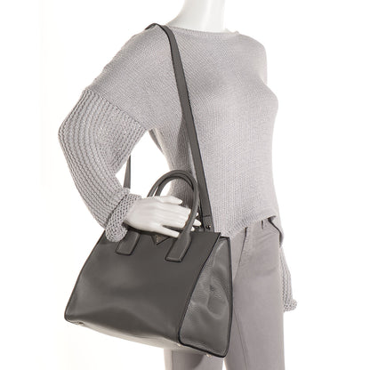 Prada Vitello Daino Shopping Tote Marmo 2 of 11
