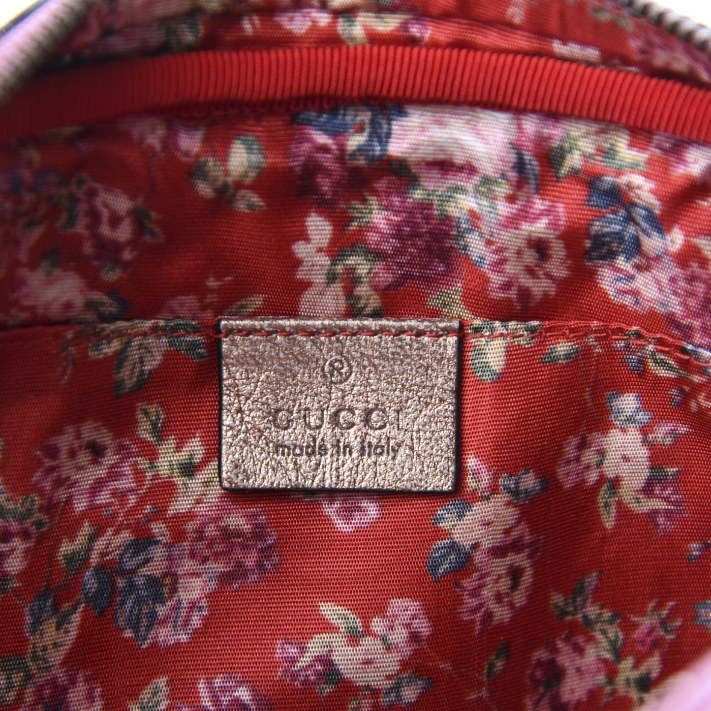 Laminated Nappa Trapuntata Small Zumi Shoulder Bag Rosa Lago Rame