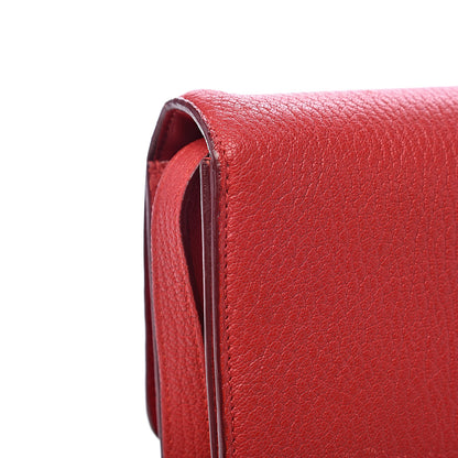 Celine Goatskin Medium Classic Box Flap Bag Carmin 10 of 14