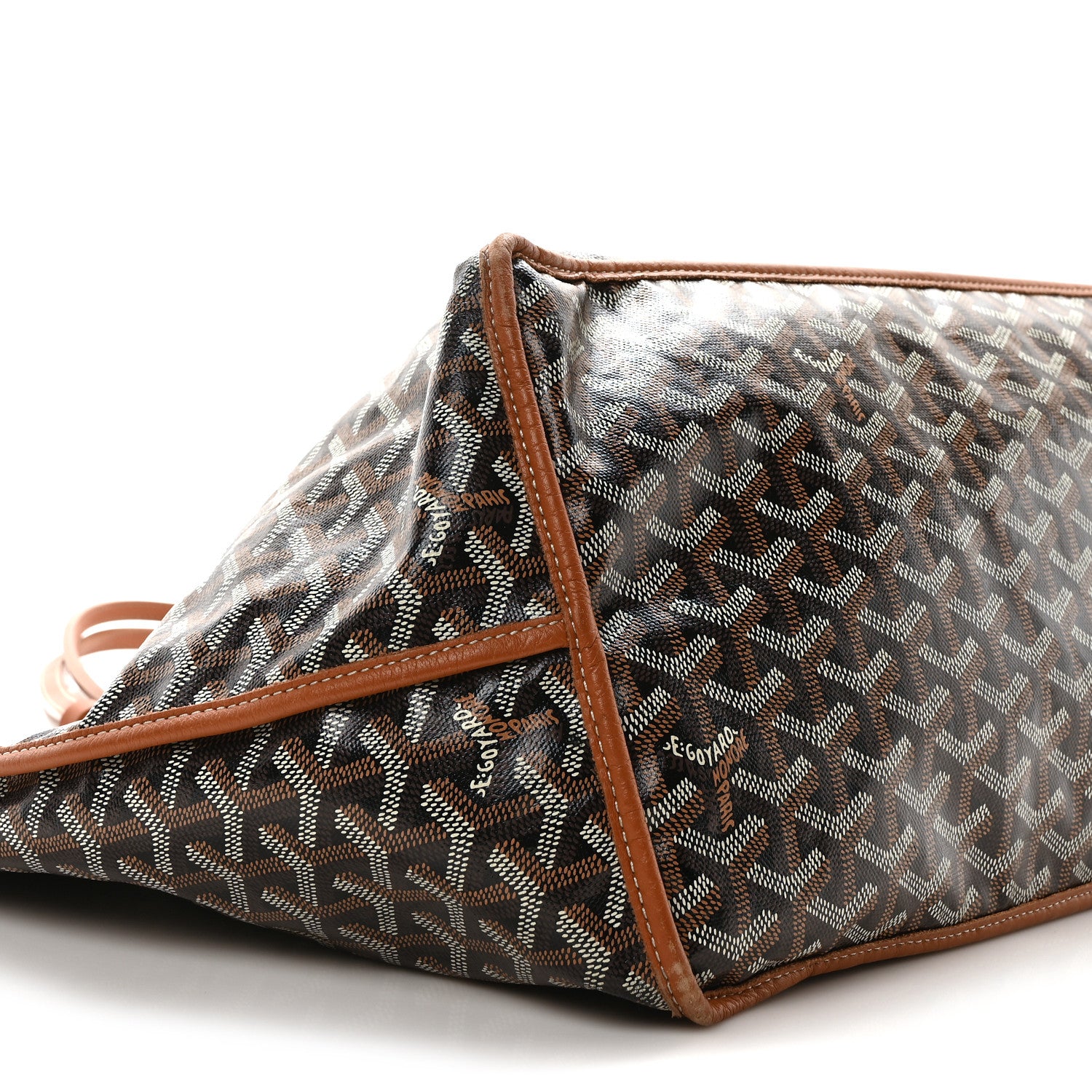 Goyard Goyardine Reversible Anjou GM Black Gold 9 of 17