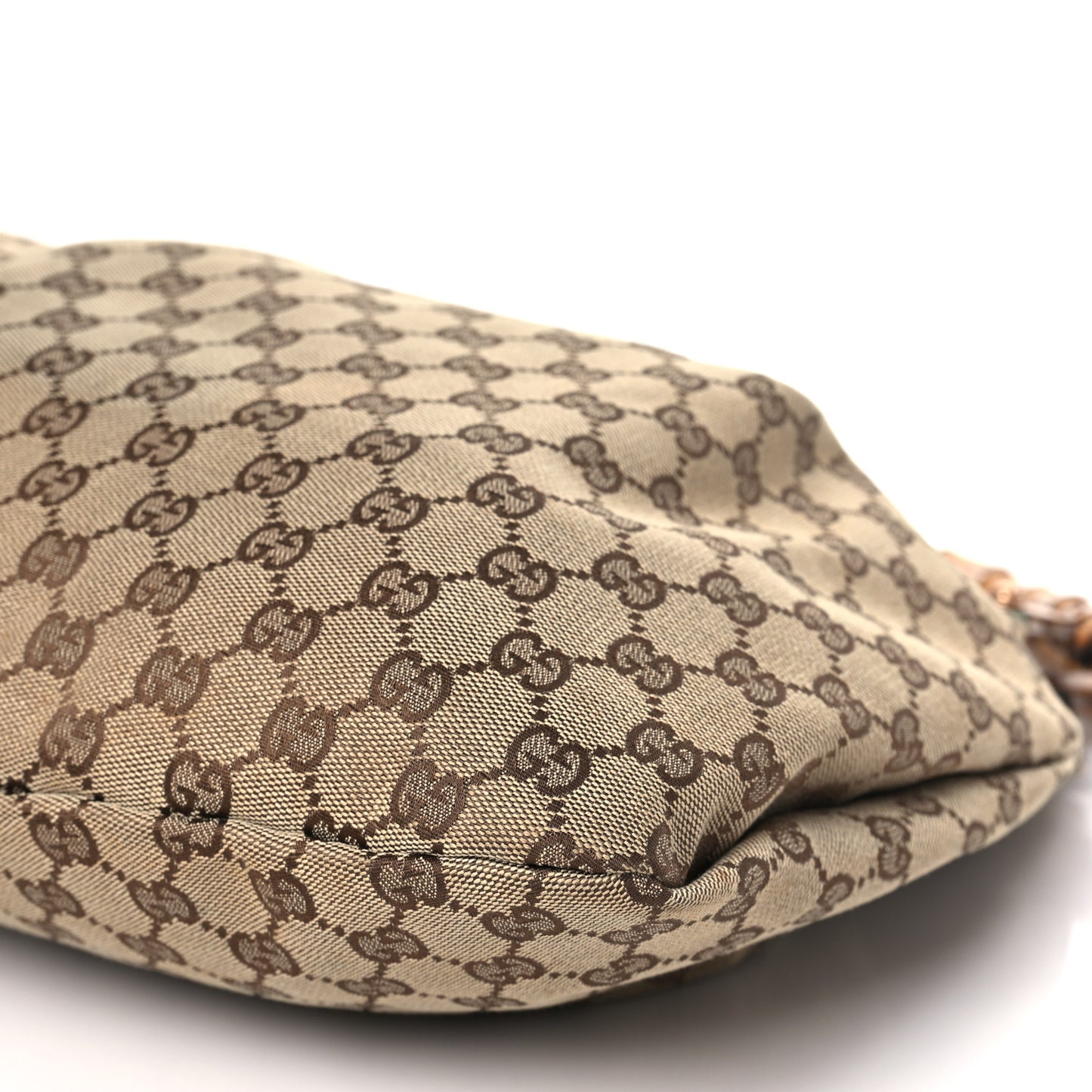 Monogram Bamboo Top Handle Bag Turquoise