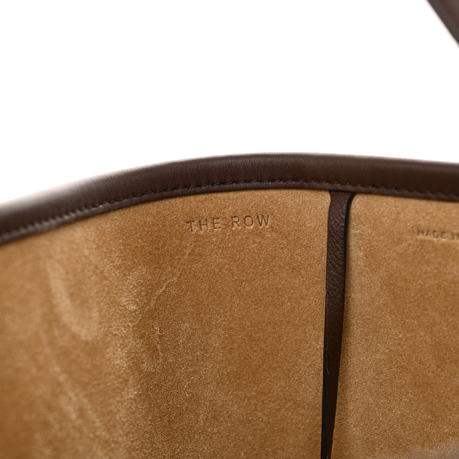 The Row Calfskin Medium N/S Park Tote Chocolate 7 of 11