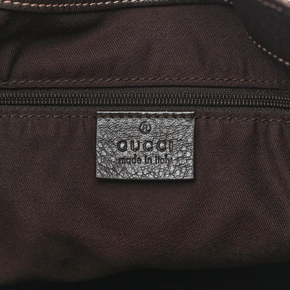 Gucci Monogram Large New Ladies Web Hobo Dark Brown 6 of 11