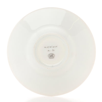 Hermes Porcelain Mosaique Au 24 Gold Coffee Cup and Saucer Set of 2 8 of 10