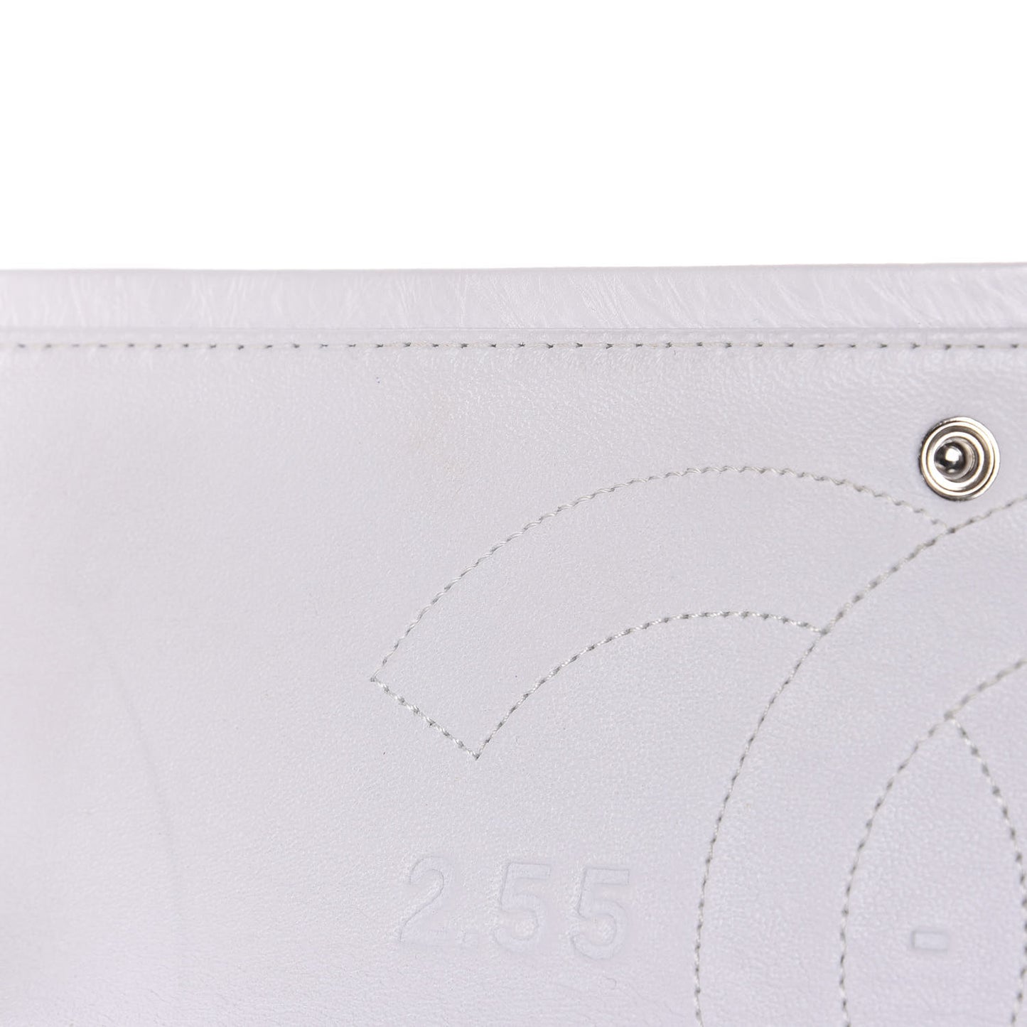 Aged Calfskin 50th Anniversary 2.55 Reissue 227 White