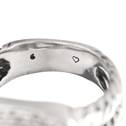 David Yurman Sterling Silver Diamond Prasiolite 11mm Albion Ring 52 6 6 of 6