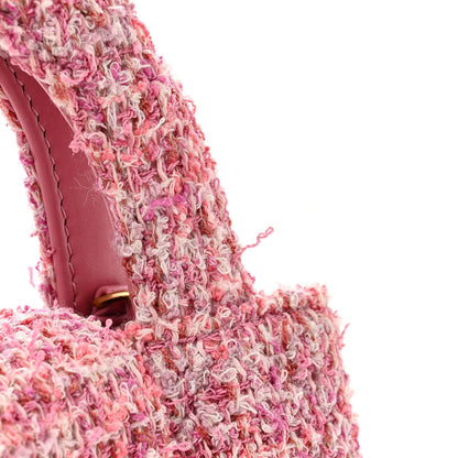 Chanel Tweed Quilted Nano Kelly Shopper Pink 11 of 13