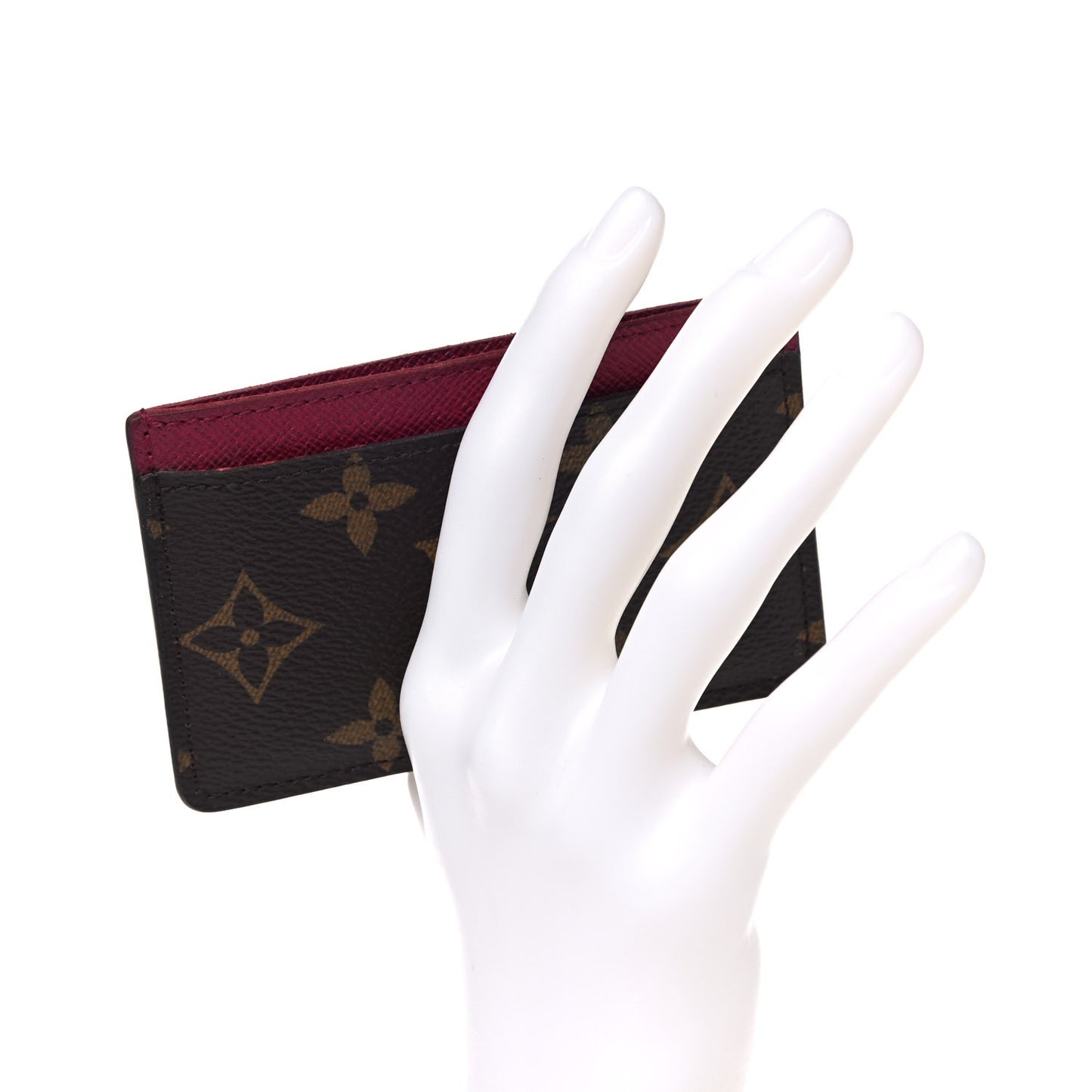 Monogram Card Holder Fuchsia