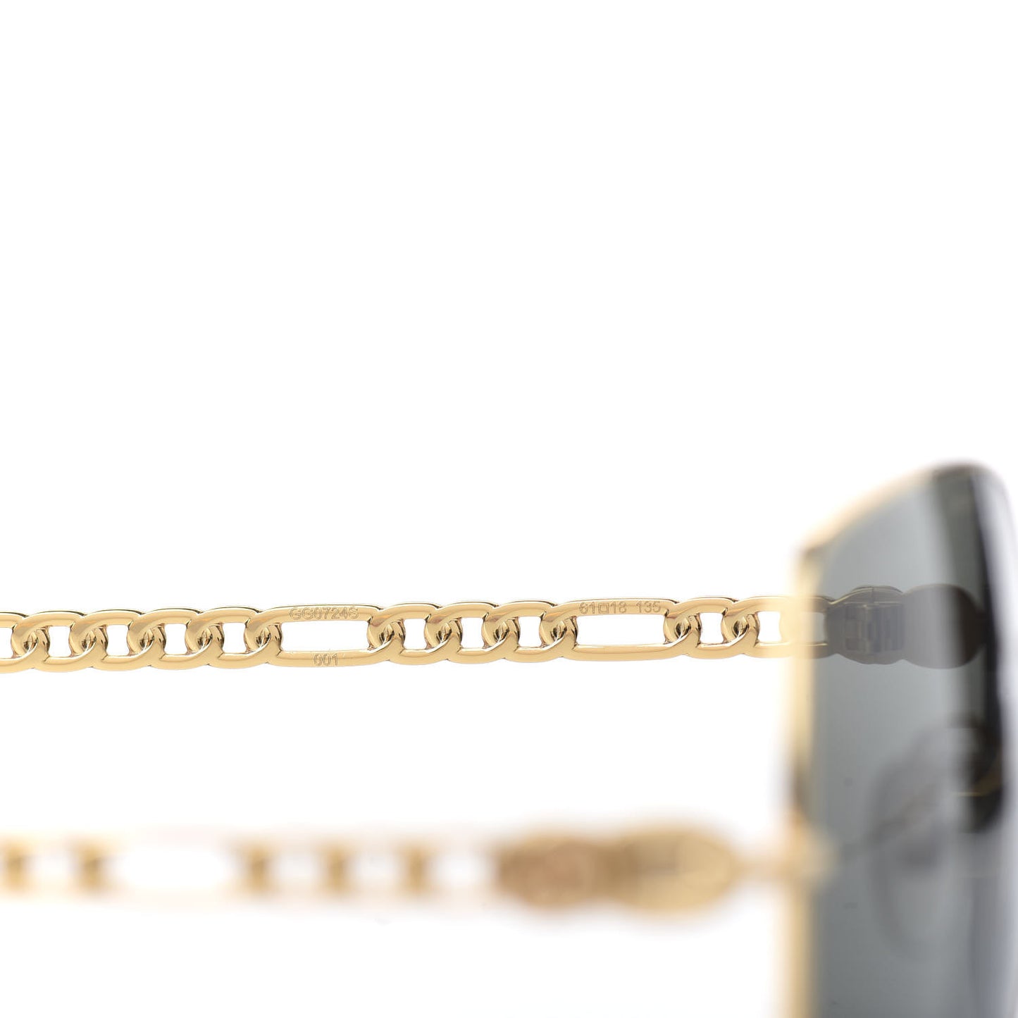 Square Frame Oversized Sunglasses GG0724S Gold