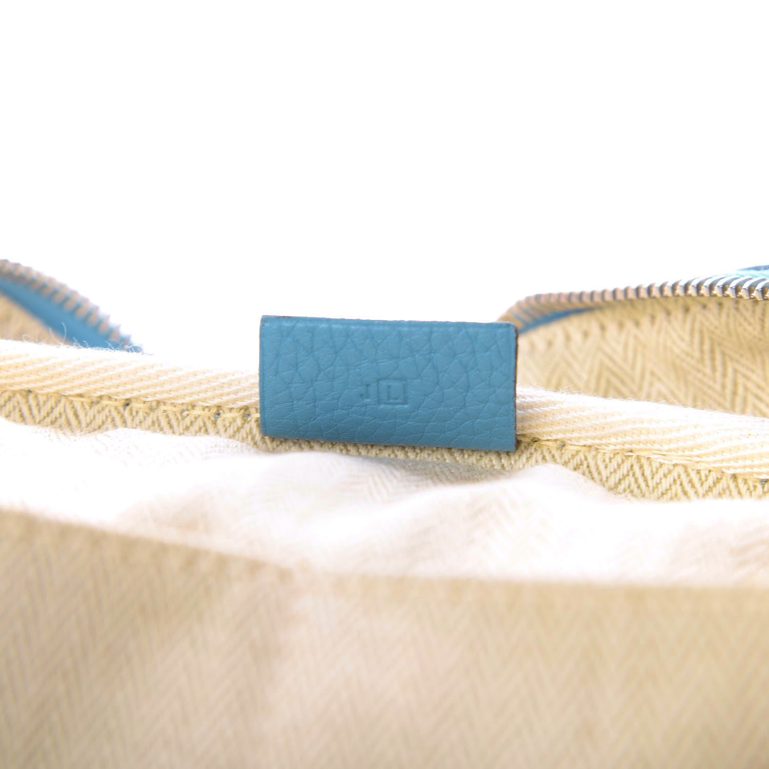 Hermes Taurillon Clemence Victoria II 35 Blue Jean 7 of 9
