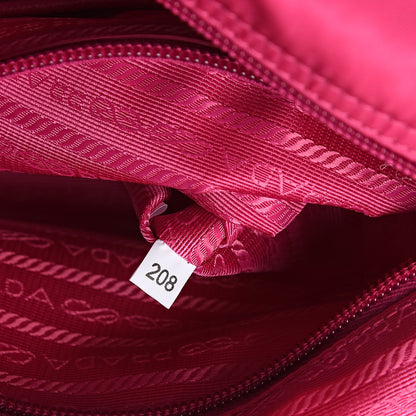 Prada Nylon Vela Sport Messenger Bag Fuxia 7 of 9