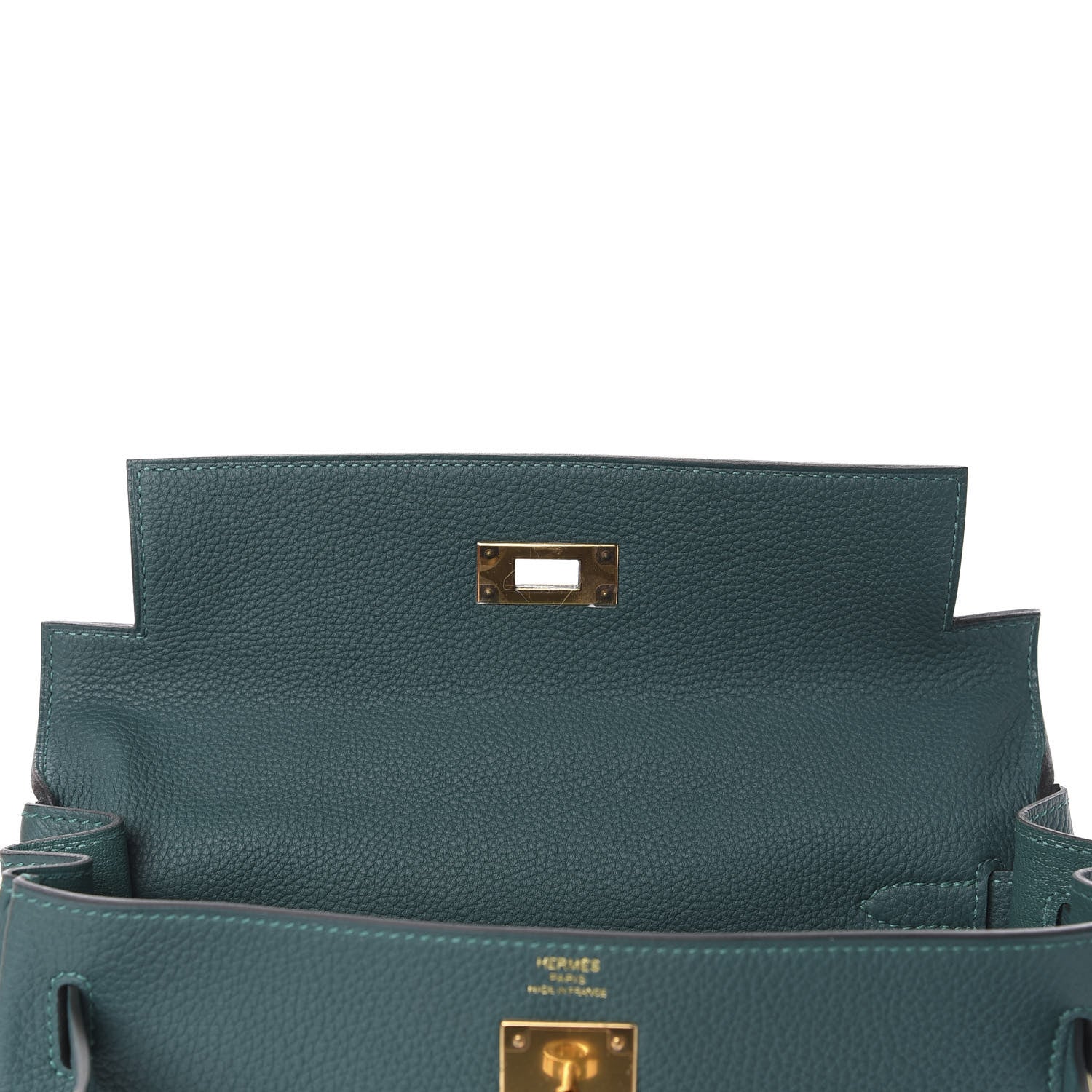 Hermes Togo Kelly Retourne 28 Malachite 19 of 39