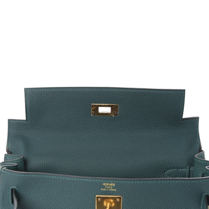 Hermes Togo Kelly Retourne 28 Malachite 19 of 39