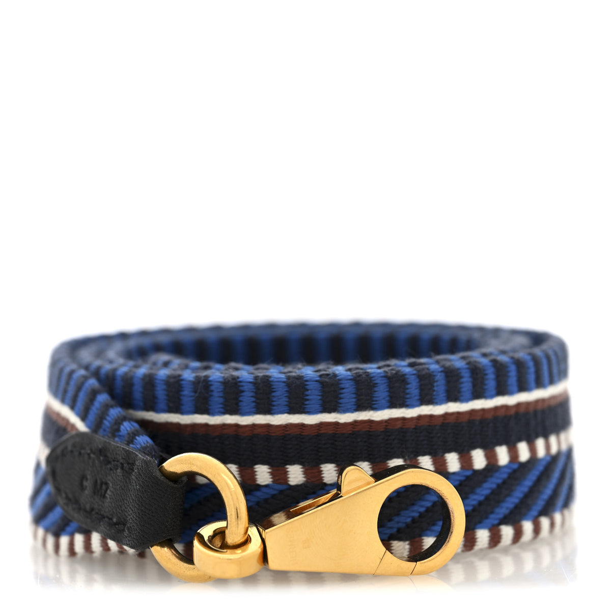 Toile Swift 25mm Sangle Cavale Shoulder Strap Bleu Zellige Indigo Black