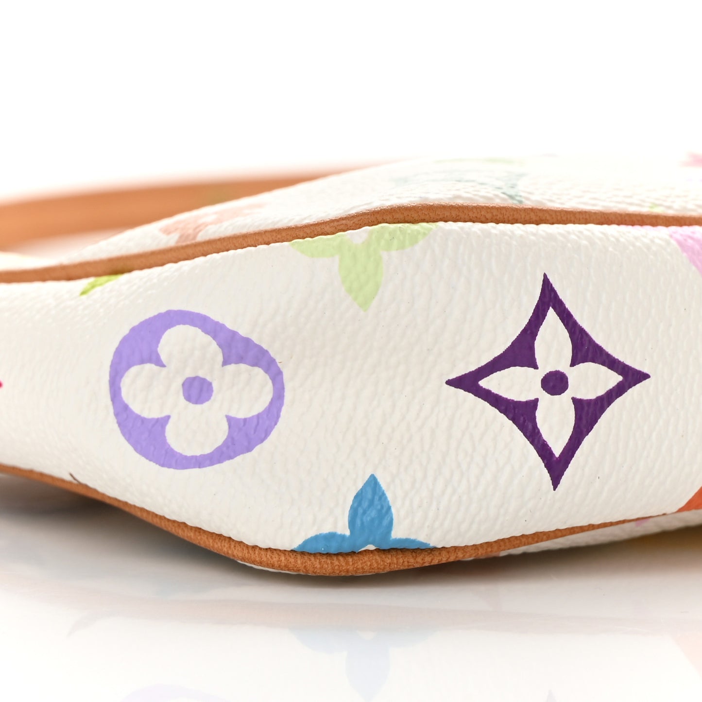 Monogram Multicolor Pochette Accessories White