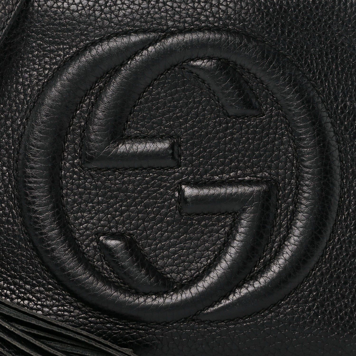 Gucci Pebbled Calfskin Small Soho Disco Bag Black 9 of 12