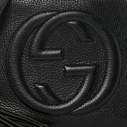 Gucci Pebbled Calfskin Small Soho Disco Bag Black 9 of 12