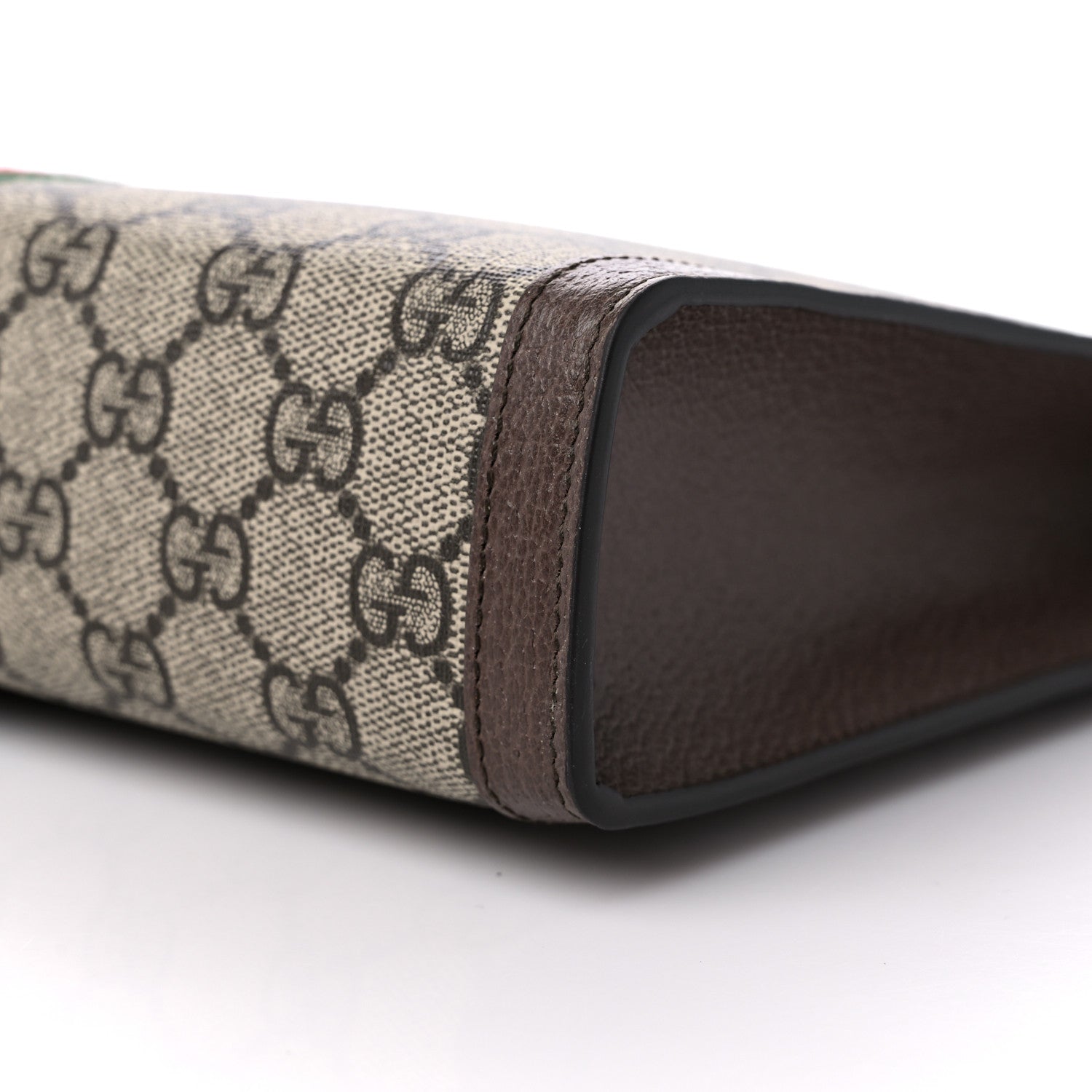Gucci GG Supreme Monogram Web Ophidia Pouch Brown 9 of 9