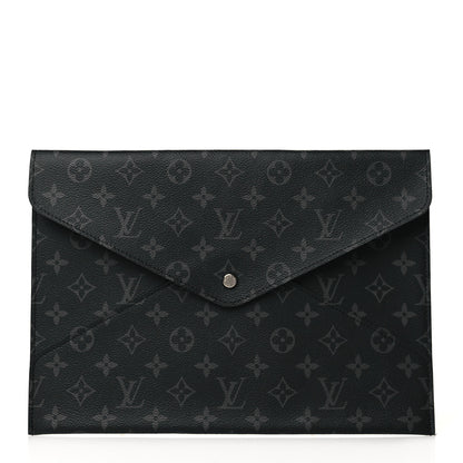 Louis Vuitton Monogram Eclipse Envelope Case 1 of 7